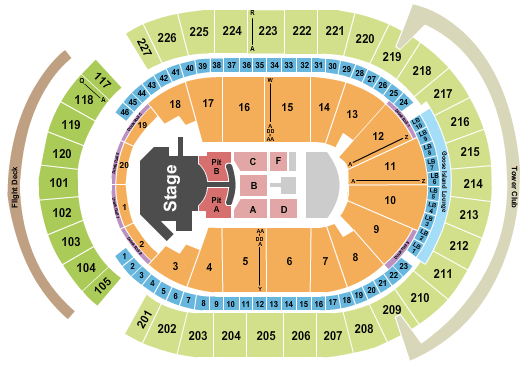 T-Mobile Arena iHeartRadio Seating Chart
